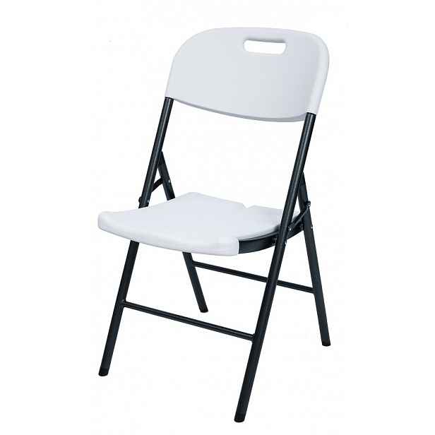Bílá kempingová židle