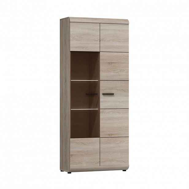MASSENO VITRÍNA LEGAME 80/194/37 cm Dub Sonoma