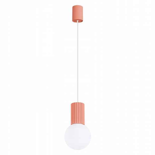 Závěsná lampa Zwis G9 Kulatá Oranžová Moderní Matná Halo Sollux