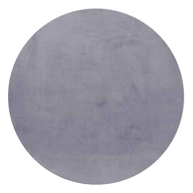 Kusový koberec Pouffy 5100 Grey kruh, 160x160 (průměr) kruh, šedá, obývací pokoj, Ayyildiz
