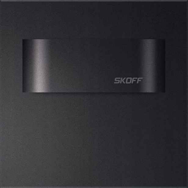 Led schodišťové svítidlo Tango Short černá matná 230V IP20 4000K Skoff