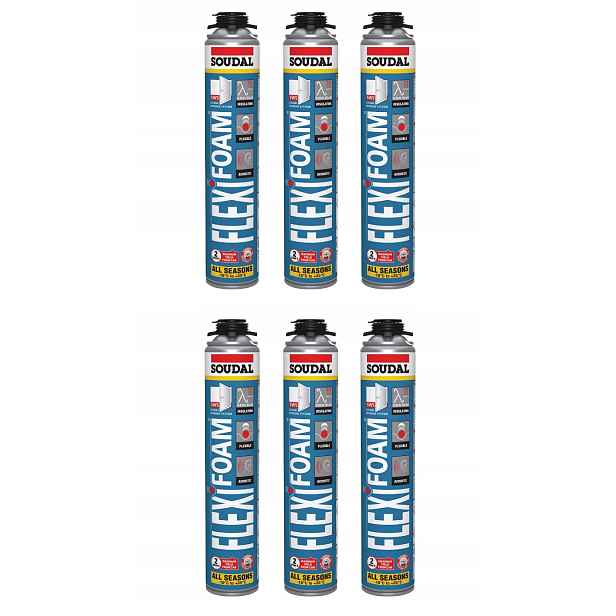Soudal Pěna Flexifoam 750 ml/ 118685 6 kusů