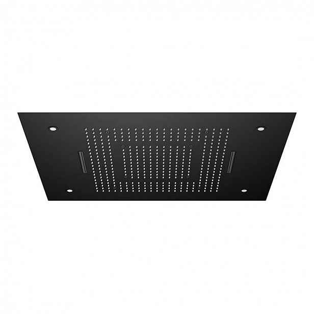 Steinberg 390 - Hlavová sprcha, 60x80 cm, 3 proudy, LED osvětlení, matná černá 390 6832 S