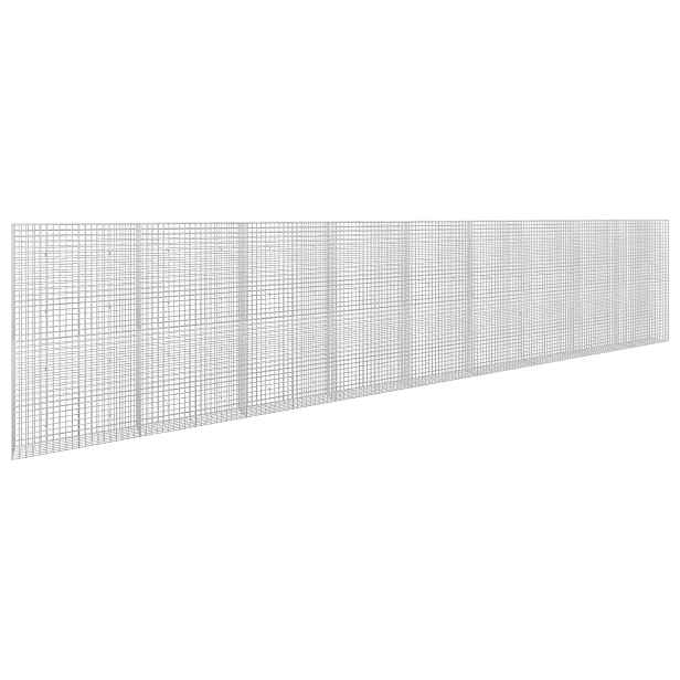 vidaXL Gabion s drátem 3,5 mm a síťkou 5x5 cm 900x30x200 cm