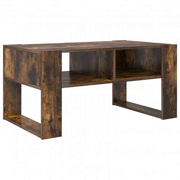 vidaXL Konferenční stolek Kouřový dub 92 x 53 x 45 cm Kompozitní dřevo