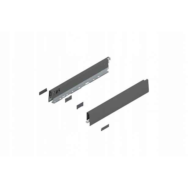 Blum 470N4002S Bok Merivobox, výška N (68.5 mm), délka 400 mm, antracit mat