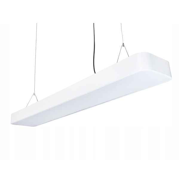 Led Lampa Enea Cca 50 W Závěsná Lineární Stropní Bílá Neutrální