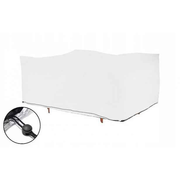 Obal na zahradní nábytek Bílý Voděodolný Balkonový set Stůl 250x450x75