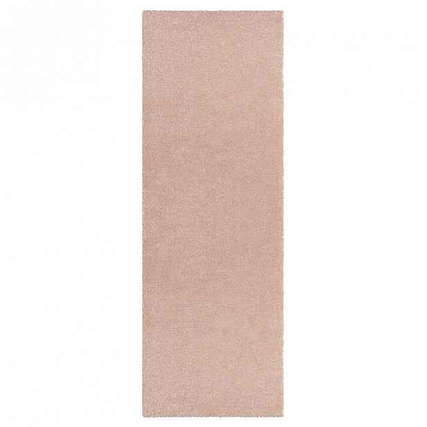 Růžový běhoun Elle Decor Passion Orly, 80 x 200 cm
