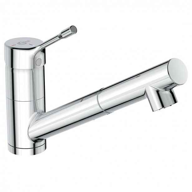 Ideal Standard Ceralook - Dřezová baterie s výsuvnou koncovkou, BlueStart, chrom BC294AA