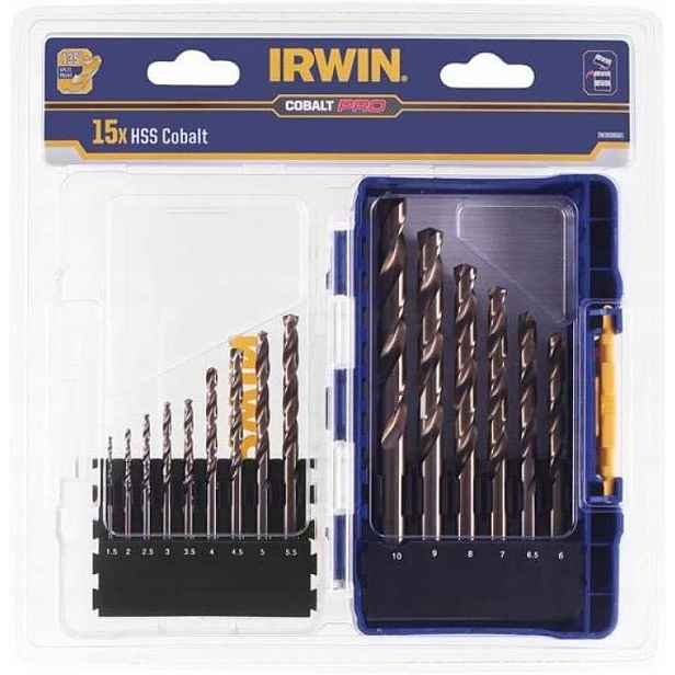 Komplet Vrtáků Do Kovu 1.5-10 MM IW3036501 Irwin 15 ks