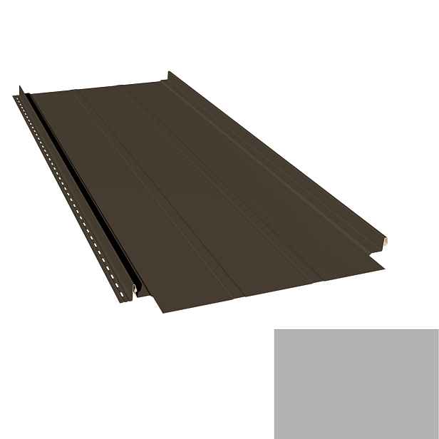 Krytina plechová LINEDEK 485 Rib SP 25 LESK 2A109 stříbrná Cut