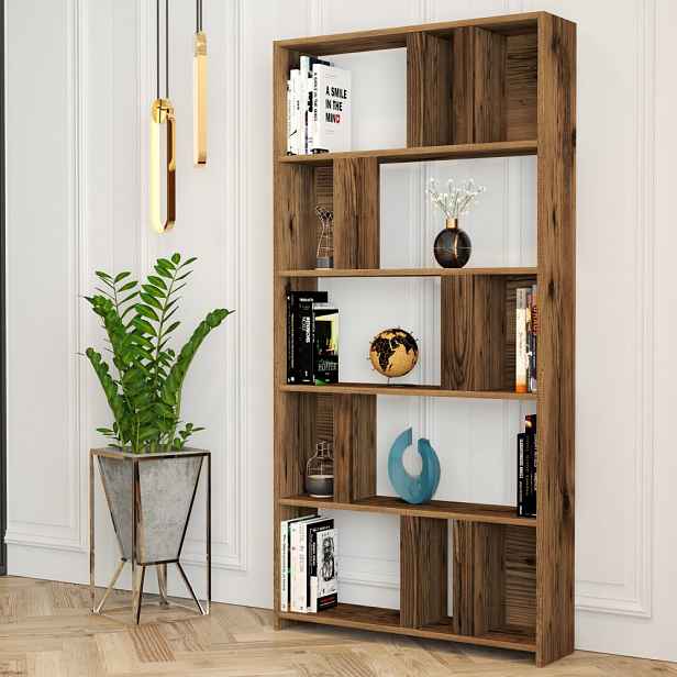Knihovna Lima - Walnut