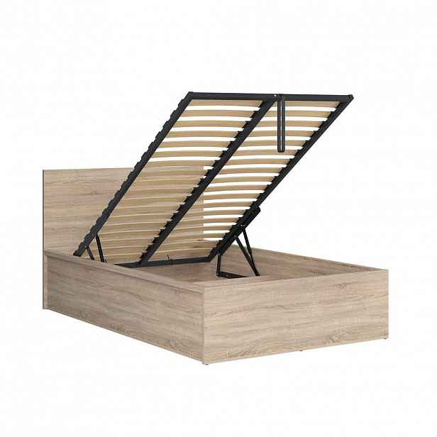 Petits-meubles BOXSPRING POSTEL 120/200 Edwin Světlé dřevo