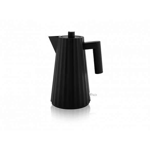Rychlovarná konvice Plisse', černá - Alessi