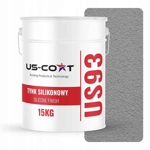 Silikonová Omítka Barva Šedá Platinová F264 15KG Beránek Granulace 1.0mm