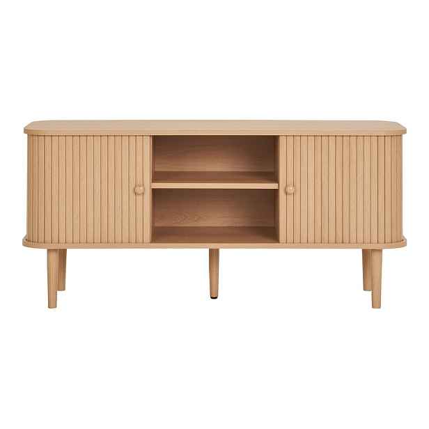 TV stolek v dekoru borovice v přírodní barvě 113x51,5x40 cm Nikko – House Nordic