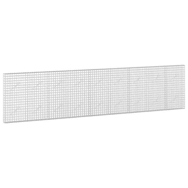 vidaXL Gabion s drátem 3,5 mm a síťkou 5x5 cm 450x10x100 cm