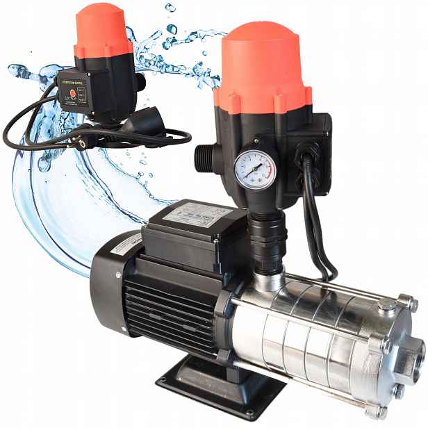 Hydrofor Beznádržový Čerpadlo na vodu Inox Premium Vypínač Brio 130 l/min