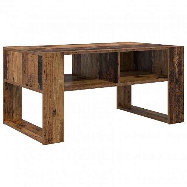 vidaXL Konferenční stolek Staré dřevo 92 x 53 x 45 cm Kompozitní dřevo
