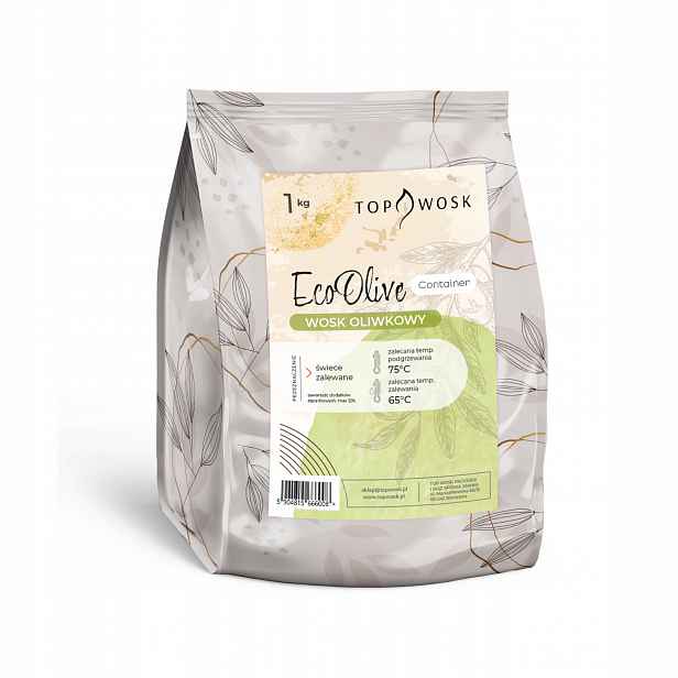 Vosk EcoOlive Container Blend 20 kg, zalévané svíčky