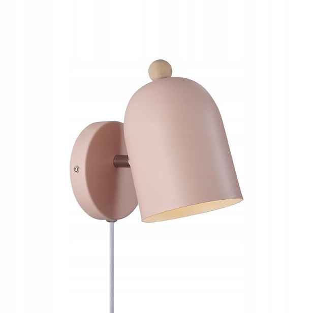 Nástěnná lampa Gaston Dusty rose E27 15W nastavitelná růžová Nordlux Fsc