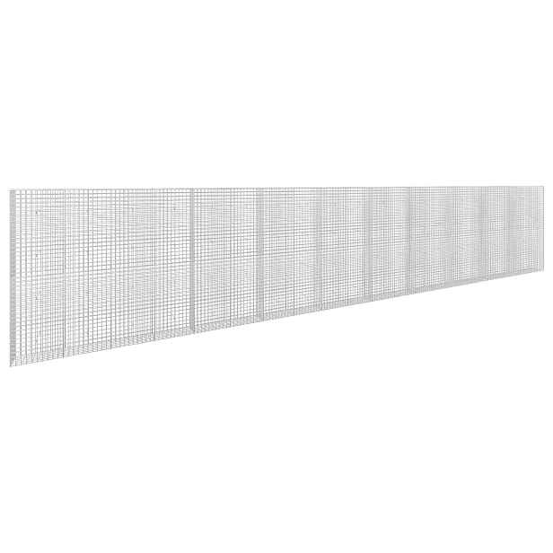 vidaXL Gabion s drátem 3,5 mm a síťkou 5x5 cm 1000x30x200 cm
