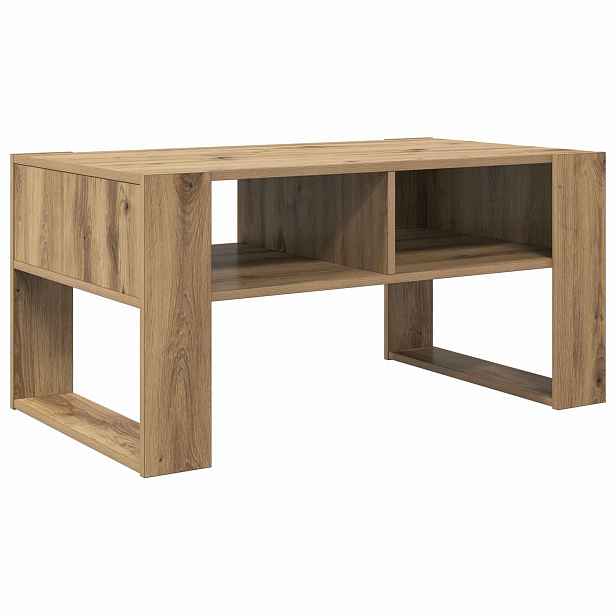 vidaXL Konferenční stolek Artisanový dub 92 x 53 x 45 cm
