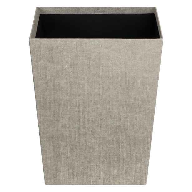 Béžový kancelářský odpadkový koš Sofia Canvas Paper Laminate – Bigso
