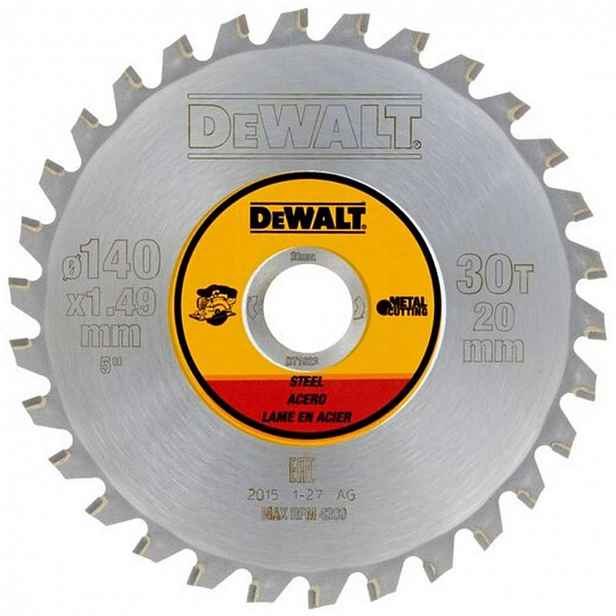 DeWALT - Pilový kotouč na ocel 140x20 mm, 30 zubů DT1923