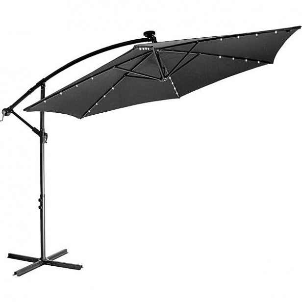 Stilista zahradní slunečník LED 350 cm antracit M88636