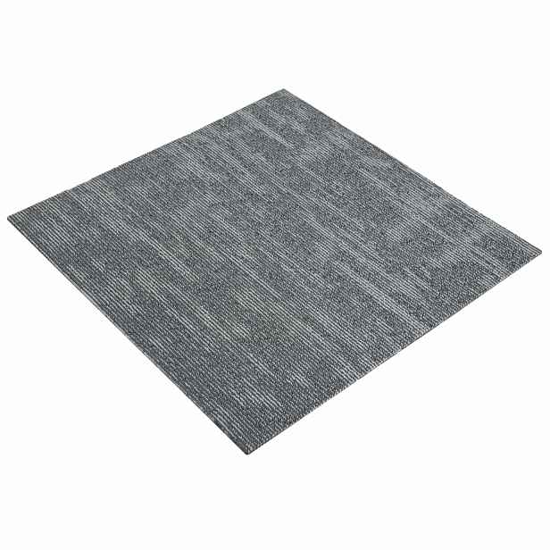 vidaXL Kobercová dlaždice Betonově šedá 50 x 50 cm 4 ks