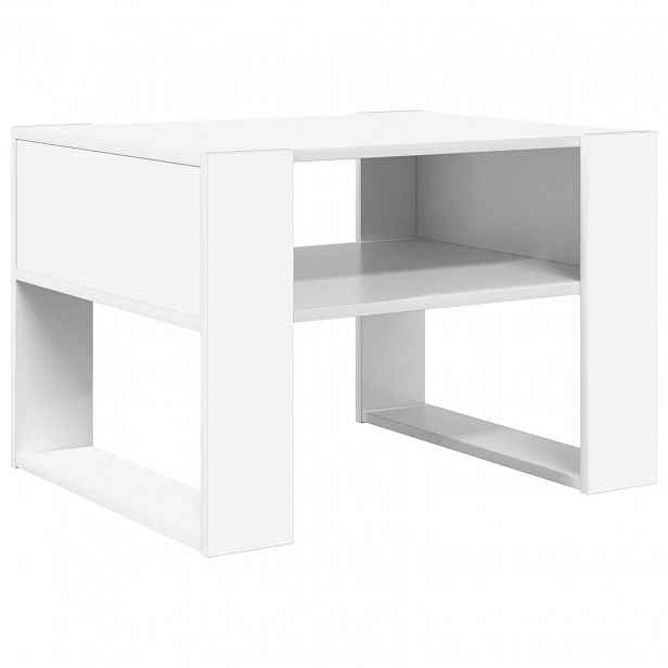 vidaXL Konferenční stolek Bílá 66 x 53 x 45 cm Kompozitní dřevo
