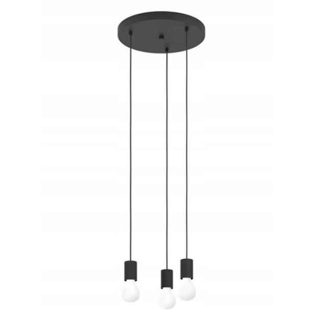 Závěsné stropní svítidlo černá Eglo Nogalte E27 3x40W