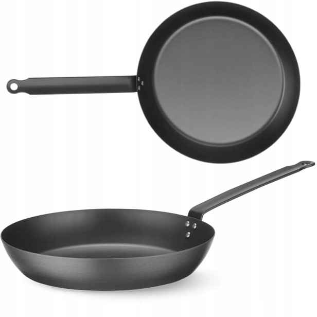 Pánev pro všechny typy sporáků z uhlíkové oceli, průměr 204 mm