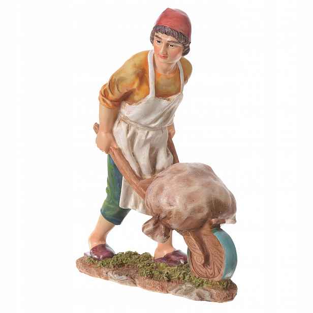 Figurka Do Vánočního Betlému 'pekař S Táckem' pro figurky o výšce 30 cm