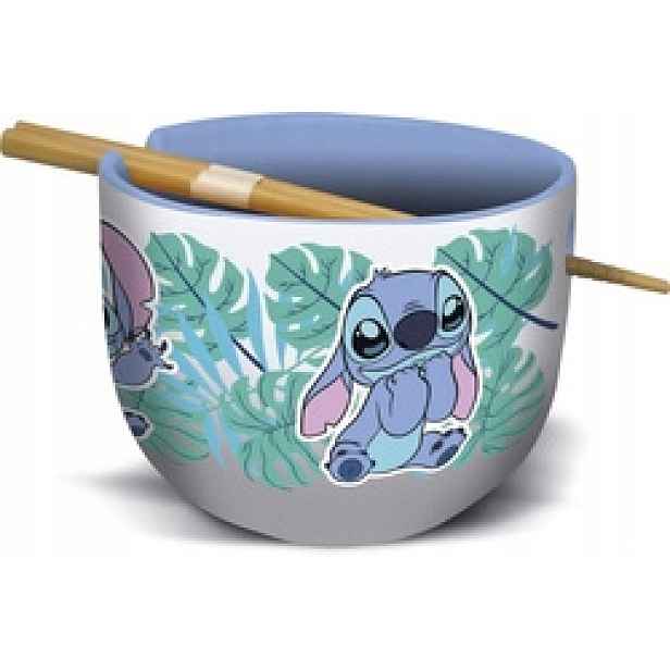 Miska s paličkami Lilo & Stitch Ramen Bowl s Chopsticks Stitch Aloha