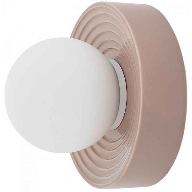 Nowodvorski Nástěnná Lampa 11746 Nástěnná Šedá Clay M Šedá Sklo Keramika