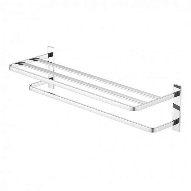 Steinberg 450 - Polička s držákem ručníků, délka 62 cm, chrom 450 2750