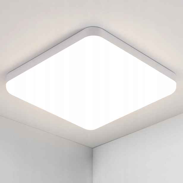Stropní svítidlo Led čtvercové moderní do koupelny 32W 4500K IP54