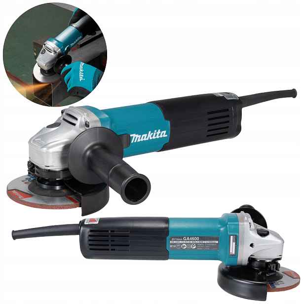 Úhlová Bruska Regulace Rychlosti 850 W 115 MM 11000 Ot/min Makita GA4600