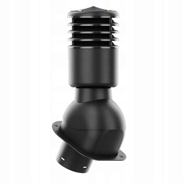 Větrací komín Smartline profil H fi 125 mm, zateplený, černý