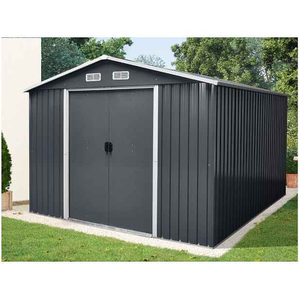 Zahradní domek BestBerg ZDB-9A / 9 m² / 279 x 324 x 211 cm / šedá
