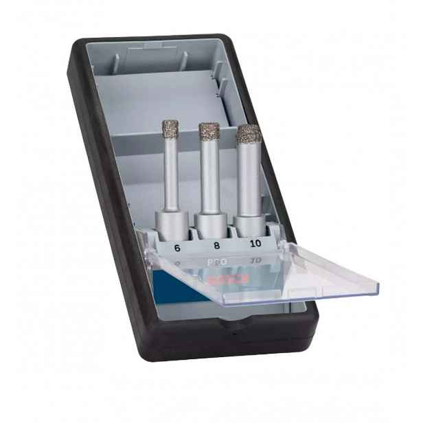 Bosch - 3dílná sada diamantových vrtacích korunek 2608587145