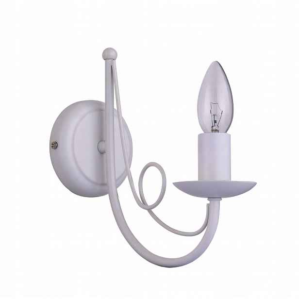 Nástěnné svícnové svítidlo Perla bílá pro E14 Light Prestige