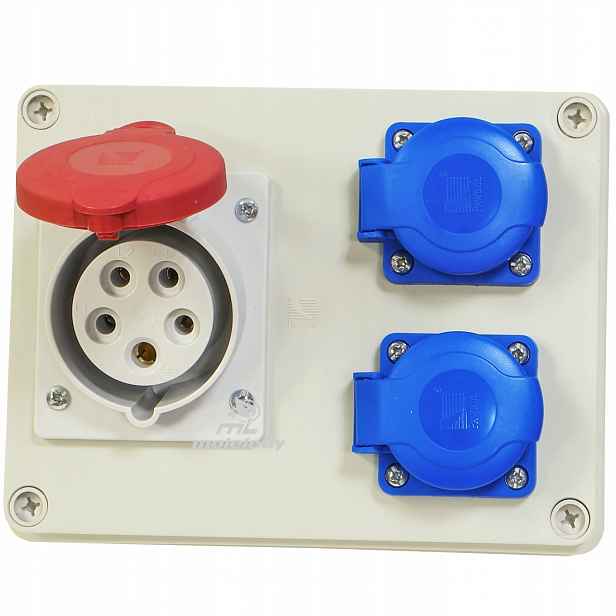 Nástěnný rozvaděč R-box 190 1x16A 5P 2x230 V