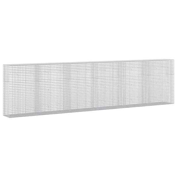 vidaXL Gabion s drátem 3,5 mm a síťkou 5x5 cm 600x50x150 cm