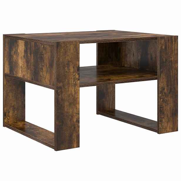vidaXL Konferenční stolek Kouřový dub 66 x 53 x 45 cm Kompozitní dřevo