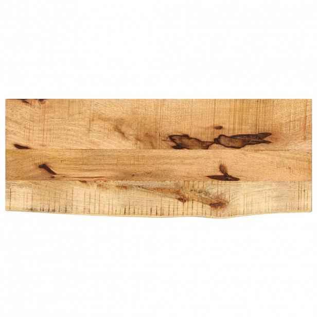 vidaXL Stolní deska 70x20x2,5 cm živá hrana hrubé mangovníkové dřevo