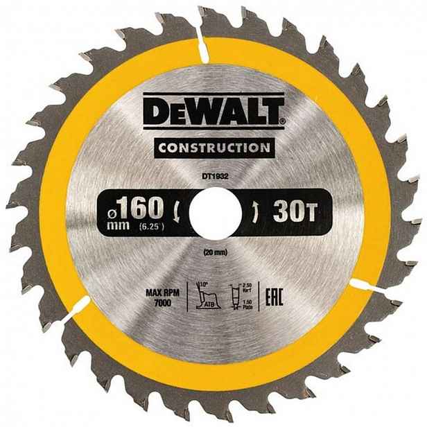 DeWALT - Pilový kotouč 160x20 mm, 30 zubů DT1932
